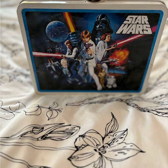 STAR WARS Tin Lunch Box Episode 4 A New Hope Lucasfilm 2008 Vader Skywalker - Picture 2 of 6